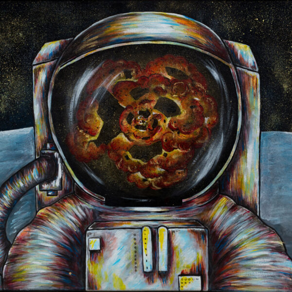 "MY MIND - BLOWN" painting