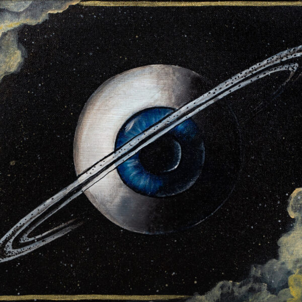 "Planet Black Hole" painting