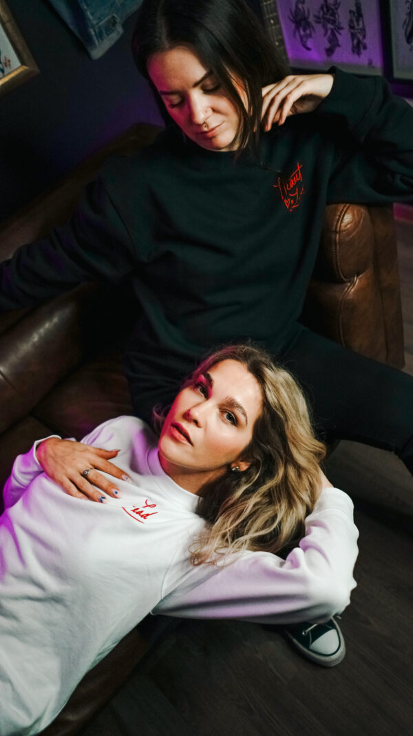 Heart Lead Society organic cotton sweatshirt