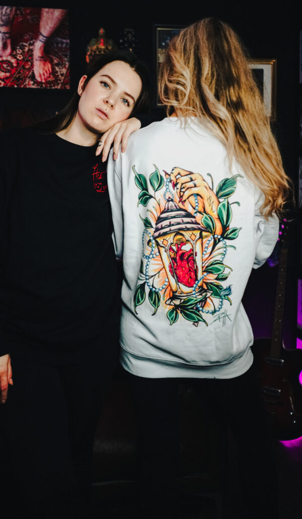 Heart Lead Society organic cotton sweatshirt - Image 2
