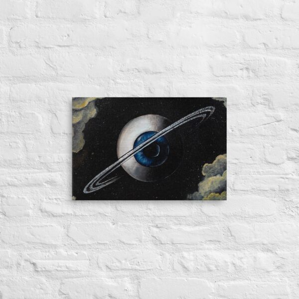 "Planet Black Hole" canvas print