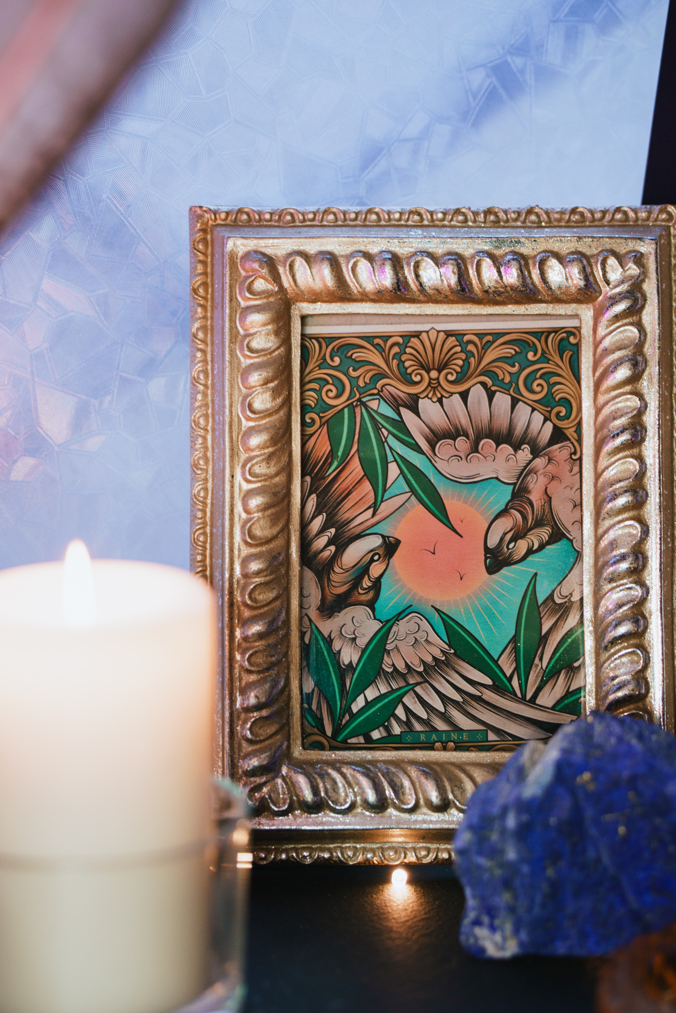 "Free Spirit" Mini Art Print postcard - Image 5