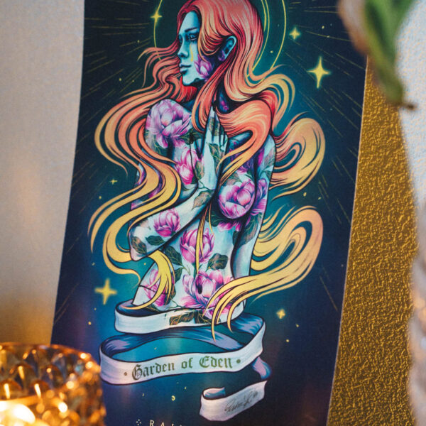 "Garden of Eden" A4 Art Print