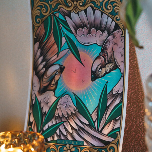 "Free Spirit" A4 Art Print