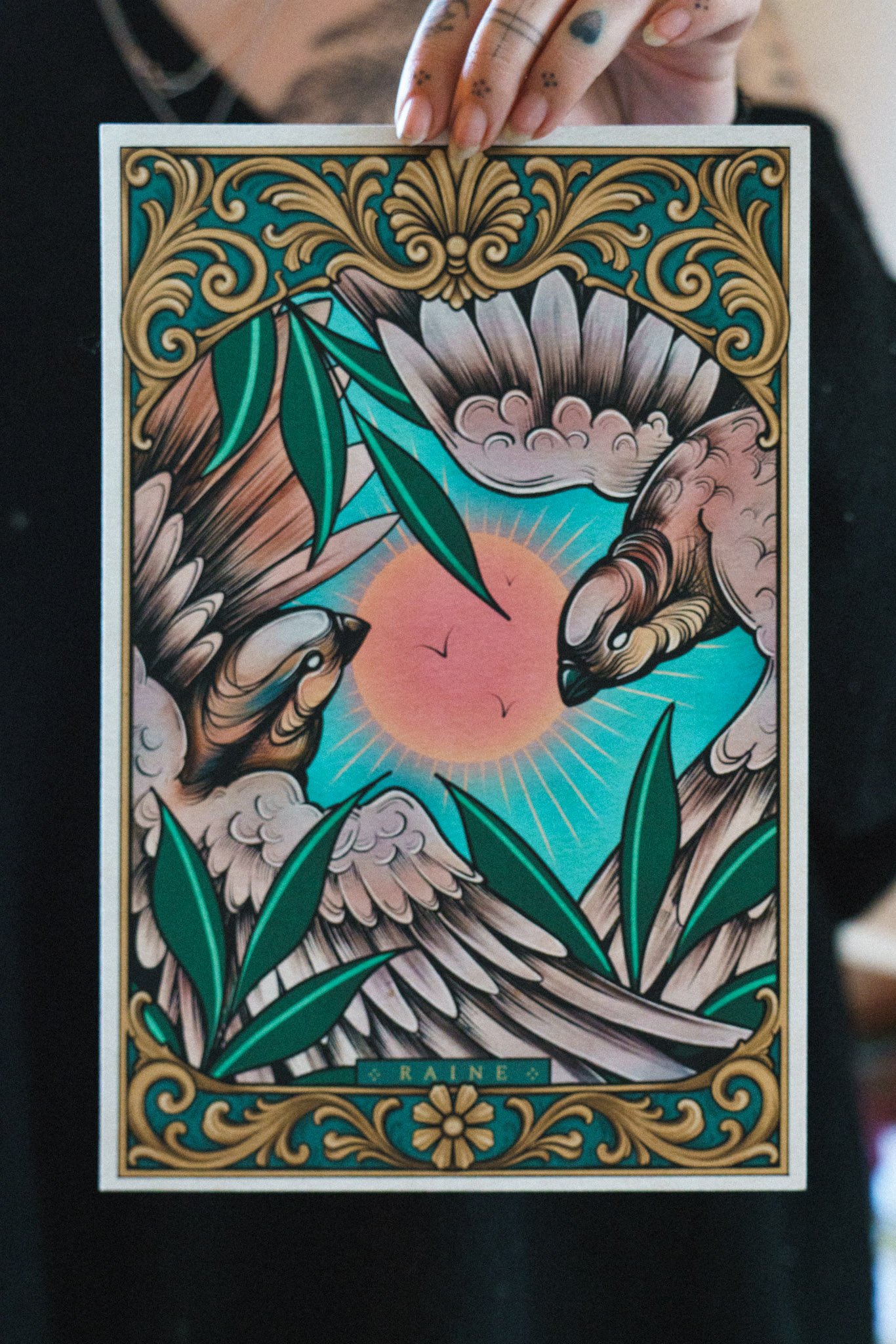 "Free Spirit" A4 Art Print - Image 3