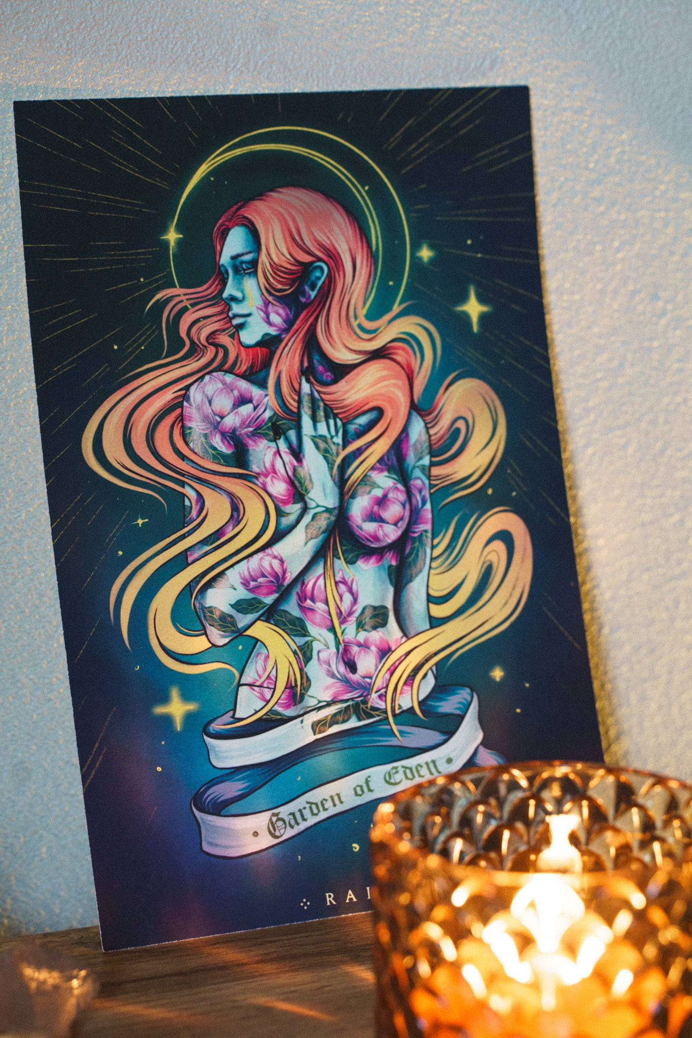 "Garden of Eden" A4 Art Print - Image 2