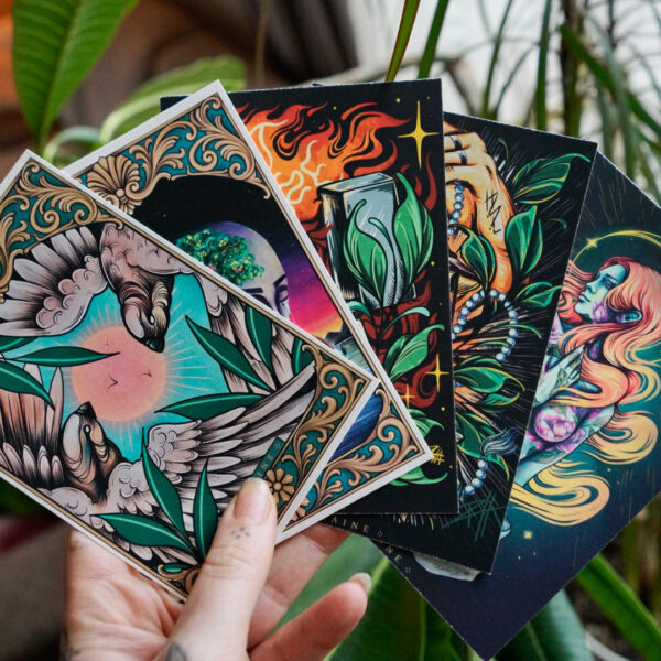 A6 Mini Print Set - Pack of 5 (Mixed Designs)