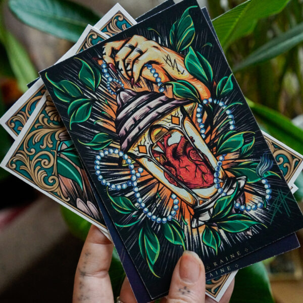 "Heart-Led Society" A6 Mini Art Print